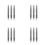 12pc Target Swiss Steel Tip Interchangeable Dart Point Pocket Size 40mm Black