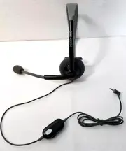 Genuine Microsoft Xbox 360 Wired Headset w/mic Volume Control Mute