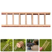 8 Pcs Mini Ladder Model Micro Landscape Accessories Dollhouse Furniture