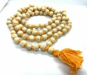Tulsi / Holy Basil Mala 108 +1 Bead knotted 100% Original Prayer Mala Rosary