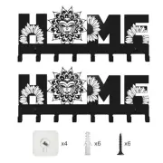 Coat Rack Wall Mount, Entryway Coat Hooks Wall Mounted, Wall Hooks 2 sets M004