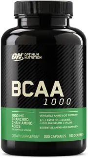 Optimum Nutrition Instantized BCAA Branched Chain Essential Amino Acids Capsules