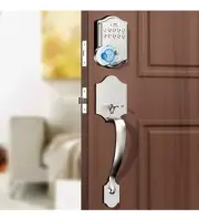 Guarder Fingerprint Front Door Lock Set Keyless Entry Door With Code Handleset