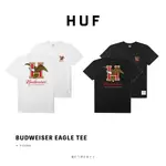 ☆ETW☆【台中店】 HUF X BUDWEISER EAGLE TEE 短T 百威 聯名 老鷹 黑 白 現貨