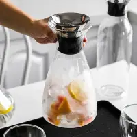 在飛比找momo購物網優惠-【好拾物】耐熱玻璃 丹麥水壺 歐式水壺 玻璃水壺(1500M