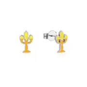 Disney Couture Kingdom Beauty and the Beast Lumiere Stud Earrings