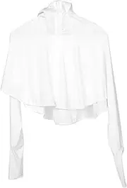 [CHILDWEET] 1pc Womens White Blouse Summer Shawls for Women Cape for Women Sun Protection Tops Sun Block Jacket Women Sun Block Cloak White Quick-dry Clothes Clothing Shirt Quick Dry