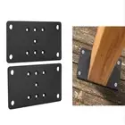 2 Pieces Post Base Deck Outdoor Deck Post Brackets Support