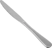 Amazon Basics Stainless Steel Dinner Knives with Round Edge, Pack of 12,Silver