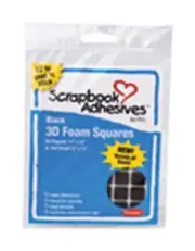 3L Scrapbook Adhesive Permanent Pre-Cut 3D Foam Squares, Mixed Variety, 217pk,
