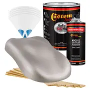 HOT ROD FLATZ Silver Sled Metallic Gallon Kit URETHANE Flat Auto Car Paint Kit