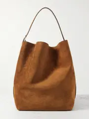 [TOTEME] TOTEME - Suede Tote - Tan - One size One size Brown
