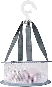 Folding Brushes Drying Mesh Net,Hanging Drying Rack Basket - Windproof Flat Mesh Rack Basket to Dry Makeup Sponge, Powder Puff,