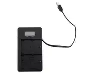 Lp-E6 Battery Charger Lcd Dual Charger For Canon Eos 5Ds R 5D Mark Ii 5D Mark Iii 6D 7D 80D Eos 5Ds R