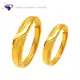 【元大珠寶】『守護愛』黃金戒指、情侶對戒 活動戒圍-純金9999國家標準