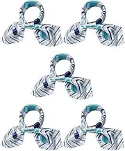 [Generic] XYZOOM K10 Ladies Squared Shape Novelty Leisure Neck Kerchief Blue White 5 Pack(9cb51 e7896 a2d78 c281c c5e32 13d04