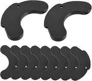 MOBUTOFU 8 Pairs Weights Plates Bumper Plates Dumbbell Protective Pad Dumbbell Squat Protector Shockproof Pads Dumbbell Plates Dumbbell Grips