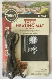 THRIVE 8 WATT SMALL HEATING MAT-ALL REPTILES-TERRARIUMS UP TO 20 GAL TERRARIUM