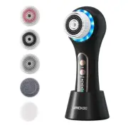 Face Scrubber Exfoliator,Facial Cleansing Brush Rechargeable IPX7 Waterproof