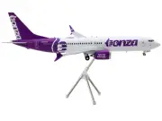 Boeing 737 MAX 8 Bonza Aviation White/Purple Tail Gemini 200 1/200