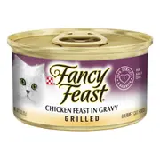 Fancy Feast Cat Adult Grilled Chicken Feast in Gravy 85g*24 Cans 1 Pack