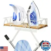 PERFNIQUE Ironing Board Holder, Iron Board Wall Mount, Ironing Board Hanger,