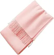 IOIUSKKU Versatile Winter Scarf For Women Must-have For Winter Soft And Comfortable Woolen Winter Warm Scarf Lambswool Scarf, Pink