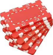 NAMOARLY 5Pcs Poker Chips Kids Toy Plastic Playing Cards Mini Toy Card Games Chips Plastic Currency Toys Tokens Chips Poker Gambling Tokens Reward Gambling Game Accessory Mahjong