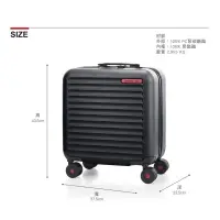 在飛比找蝦皮購物優惠-Samsonite 新秀麗RED 15吋 登機箱 黑色免運