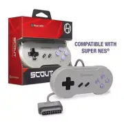 Hyperkin Scout Premium SNES Gray Wired Controller NEW IN STOCK
