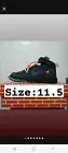 Size 11.5 - Off-White Air Force 1 Mid Black