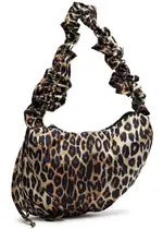 Damson Madder Leopard-print Shell Shoulder bag ONE SIZE