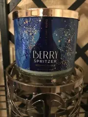 White Barn Bath And Body Works Berry Spritzer 3 Wick Candle NEW