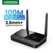 UGREEN 100m Long Range Bluetooth 5.0 Receiver AptX Audio Transmitter For TV Home