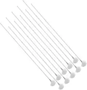 BIUDECO 10Pcs Ear Cleaning Tools Comfortable Ear Cleaner with Ergonomic Design and Goose Plume for Safe Ear Wax Removal for Household Use