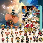 2024 Christmas One Piece Action Figure Model Toy Advent Calendar Xmas 24 Days Countdown Blind Box Surprise Gift