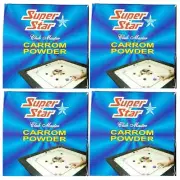 4 Boxes x 100g (400g In Total) Large Carrom Board Powder-Indian-Smoothens Carom