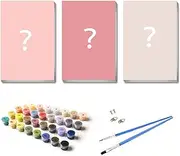 UNIQUORS 3 PCS Paint by Numbers Kits for Adults & Kids, Painting by Number for Beginners Canvas Without Frame, Color Landscape Oil Painting Crafts for Home Wall Decor, 8 * 12 Inch