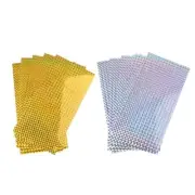 5 Pieces Fishing Tapes Holographic Film Hard Baits Flash Stickers DIY Colors