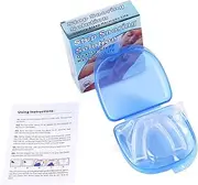 Moldable Teeth Guard with Storage Case Anti-snoring Device Nighttime Teeth Grinding Mouthguard Food-Grade EVA Material Dental Care