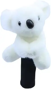 Vaveren Koala Golf Headcover Golf Club Head Cover for Drivers Hybrid,Golf Gift,Cartoon Lightweight Golf Accessories Lovely Plush