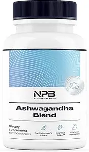 Relax & Focus by Natures Pure Blend- Stress Relief Supplement- Ashwagandha Root, Bacopa, Rhodiola Root, GABA and L-Theanine : Organic Herbs, Stress Relief, Mood Support, Adrenal and Anxiety Support
