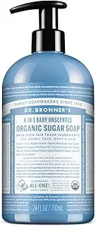 Dr Bronner's Organic Pump Soap Baby Unscented 710ml