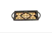 Black Soapstone Cast Iron Home Fireplace Lighter Fluid Log Firestarter