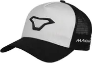 Macna 3D Logo Trucker Cap, black-grey for Men One Size Black Grey