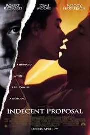 Indecent Proposal (1993) original movie poster - single-sided - rolled