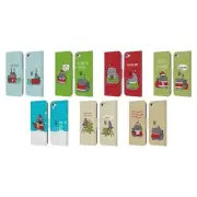 HEAD CASE DESIGNS WILBURS CHRISTMAS LEATHER BOOK CASE FOR APPLE iPOD TOUCH MP3