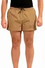 Hugo Boss Men's Mooneye QuickDry Brown Logo Print Swim Board Shorts US 2XL IT 56