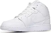 [Nike] Kid's Air 1 Mid GS, Black/Cone-Cone-Light Bone
