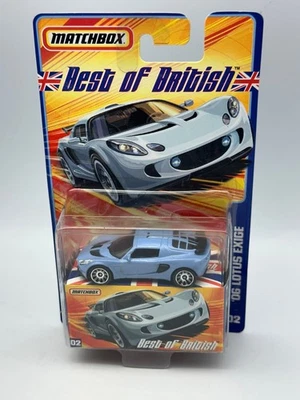 Matchbox Best of British 2006 Lotus Exige, Blue, 1:64, NIB